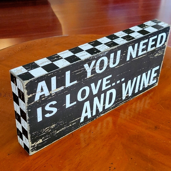 Any Wine Lover Other - LOVE♡WINE SIGN. All Wood